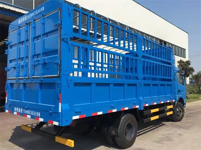 高栏车(图),郑州东风4.2米高栏货车多少钱,高栏货车