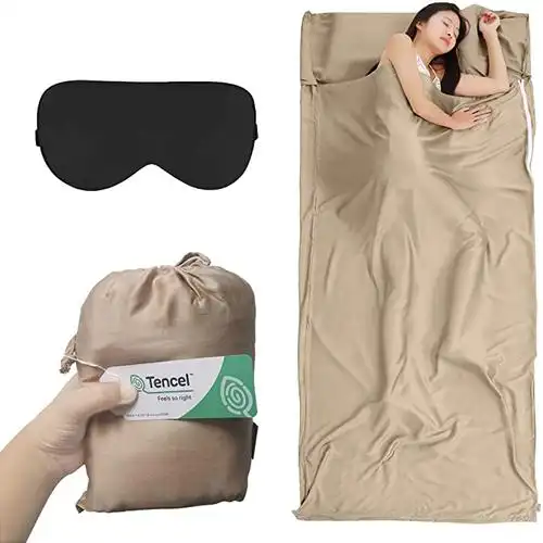 cozysilk 天丝莱赛尔睡袋内衬带拉链 - * 奥地利伦岑 ag 天丝 - 柔软