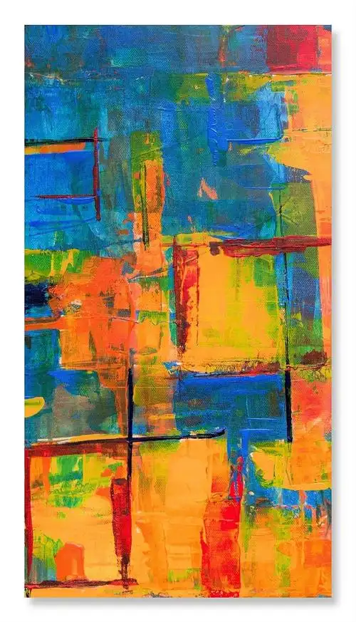 刘浪抽象油画作品集《巨物乱相》