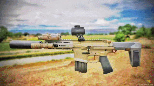 美军回归762口径aac推凶悍蜜獾步枪