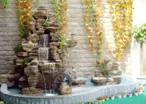 室内假山小型黄千层石假山