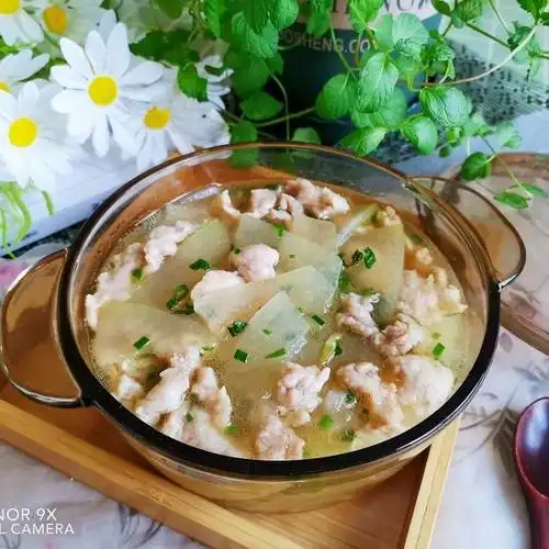 冬瓜瘦肉汤,味道鲜美,老少皆宜