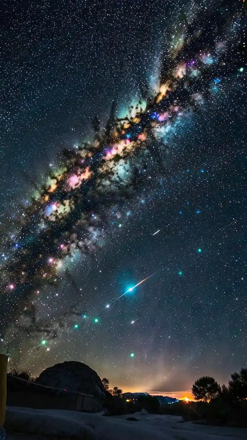 🌟 亲们,想要换上一款全屏星空壁纸吗?