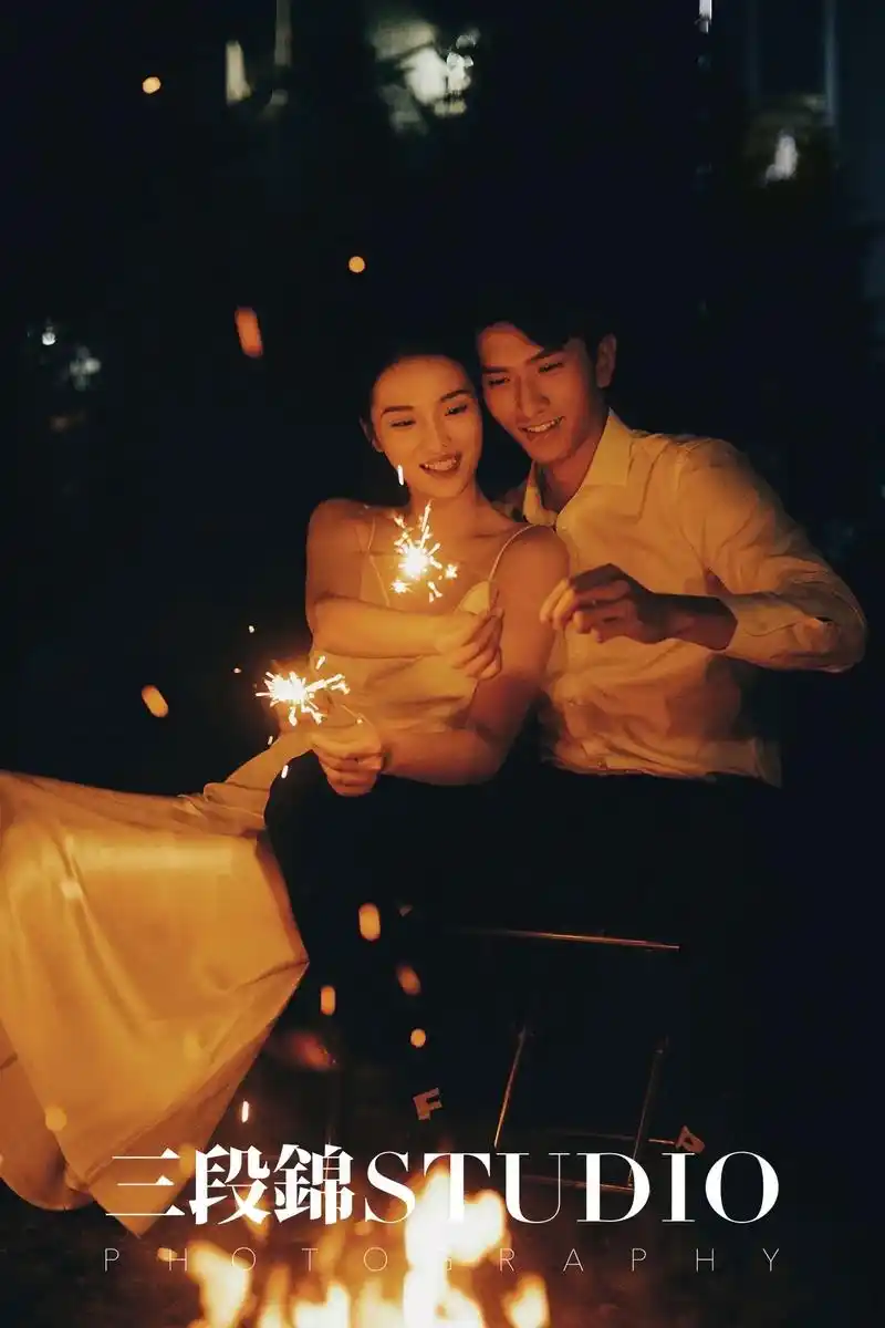 夜景篝火97婚纱照|拍出浪漫氛围感7515.