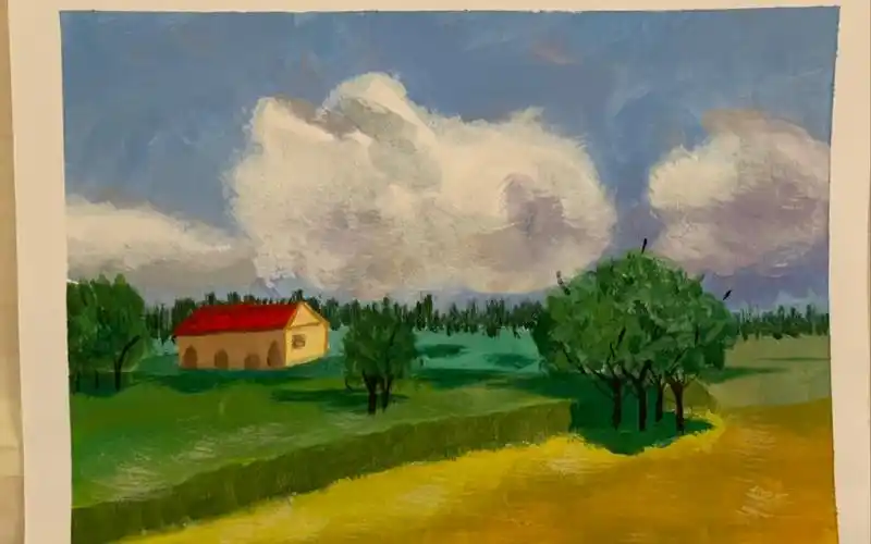 【水粉】田园风光