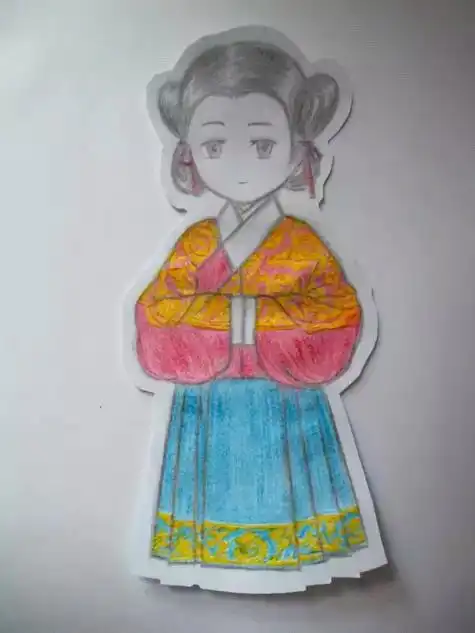 汉服手绘
