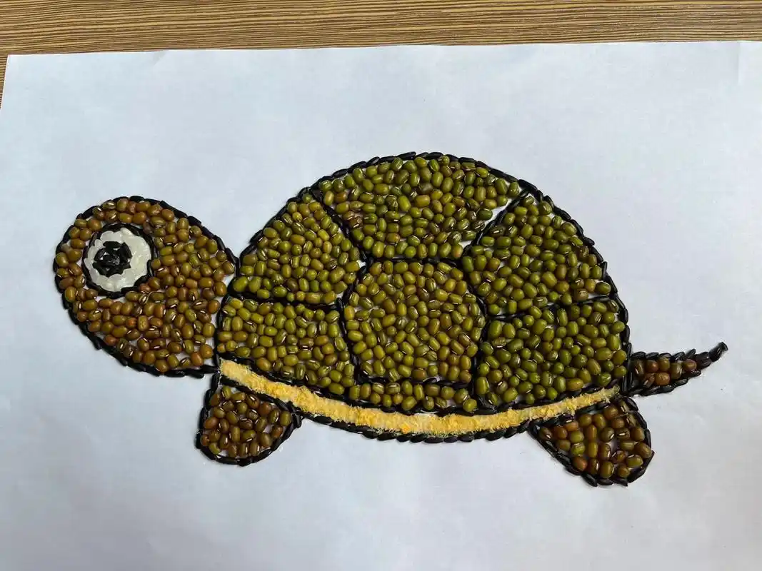 豆子贴画 超级简单,手残党可以入