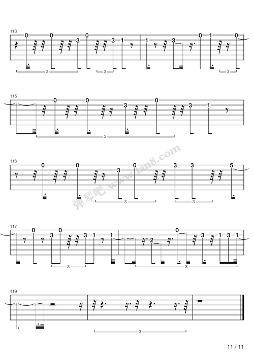 吉他谱 - the show