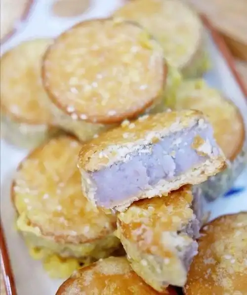 目前发现福州最好吃的手工芋泥饼满满全是料10块钱3个超好吃