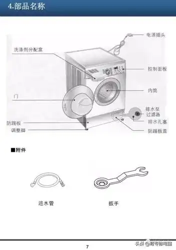 美的全自动滚筒洗衣机维修手册