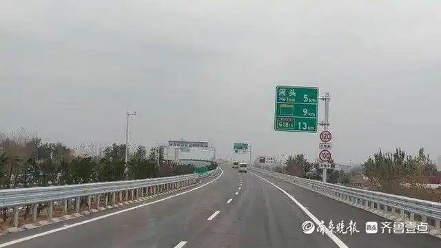 潍日高速潍坊连接线项目提前一个月建成通车