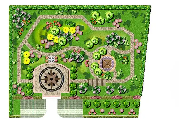 绿化平面图图片装饰装修素材免费下载(图片编号:5475946)-六图网