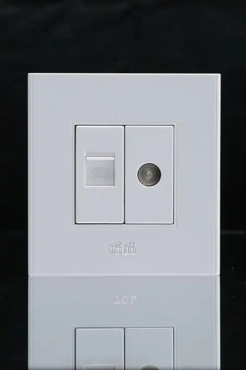 tcl-legrand极简风尚a6系列a6-t01-tv电视电话插座