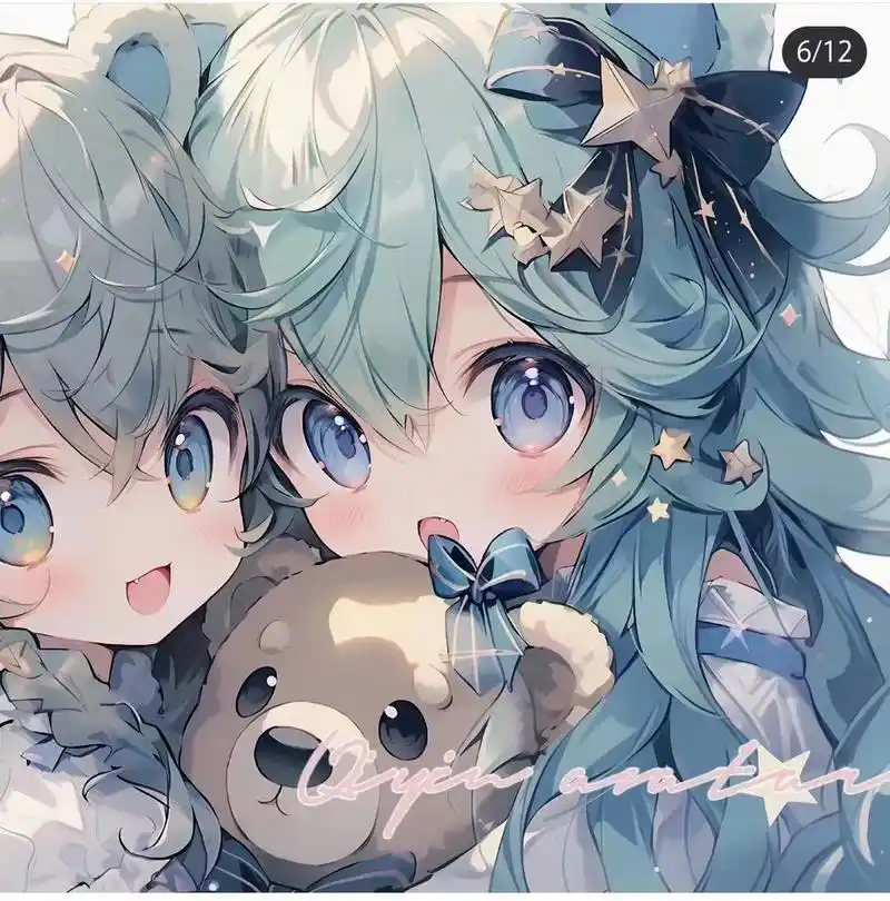 超级可爱仙气的闺蜜头像 这是新的超可爱闺蜜头像,你们觉得可爱吗?