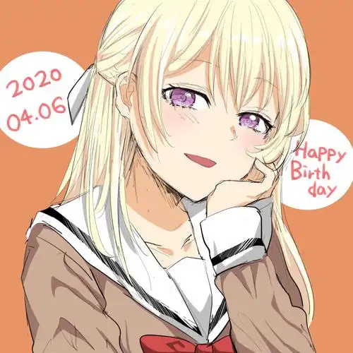 白鹭千圣的生日贺图(其一)