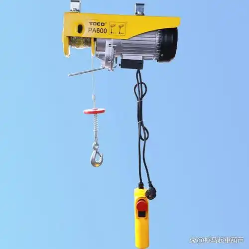 家用微型电动葫芦额定电压220v,在日常生活中吊装拥有很多用处,可以