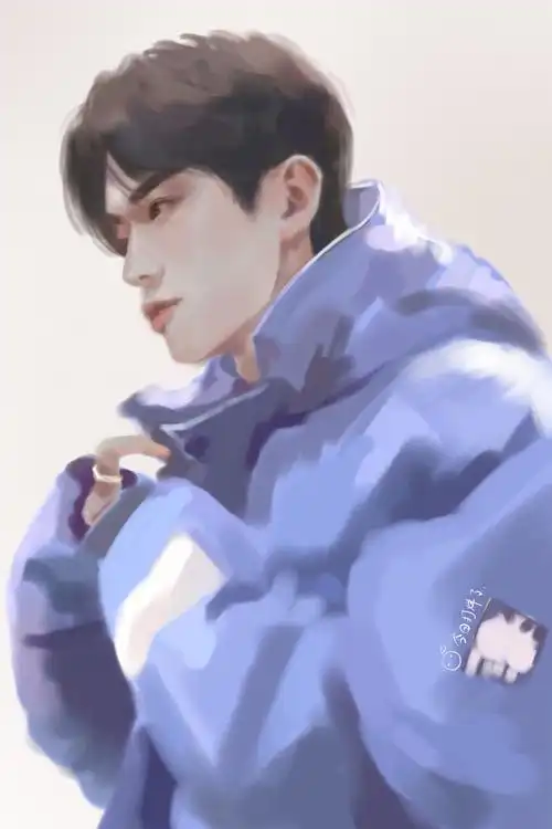 易烊千玺q版手绘