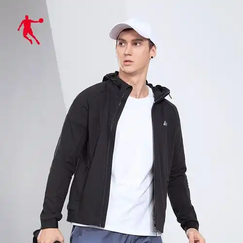 运动乔丹男装夹克针织外套2020春秋秋季新款运动茄克