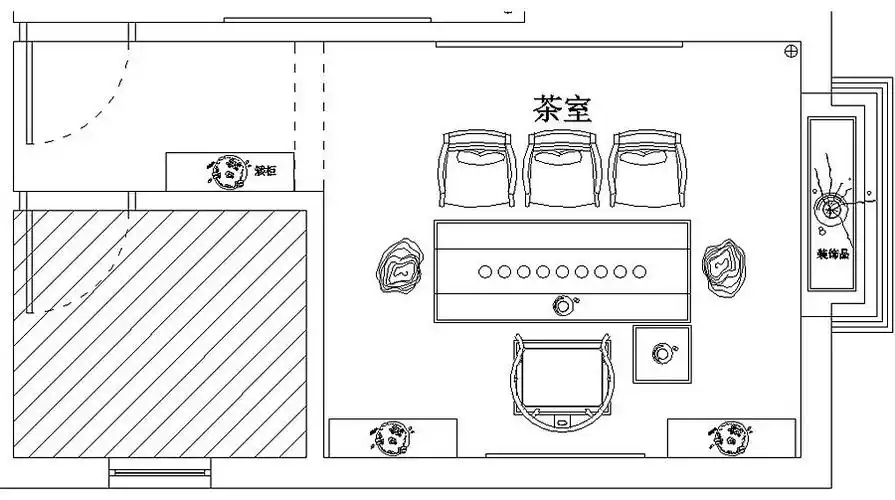 会客茶室装修空间设计