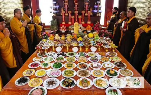 上海七宝教寺举行斋供祖先法会