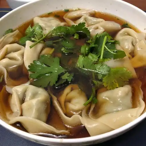 荠菜肉马兰头馅大馄饨