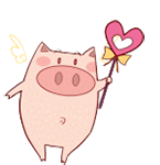 表情包gif魔法棒gif猪乐桃gif乐桃gif