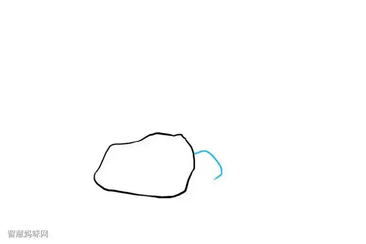 石头怎么画-图2石头怎么画-图1简笔画作品完成图