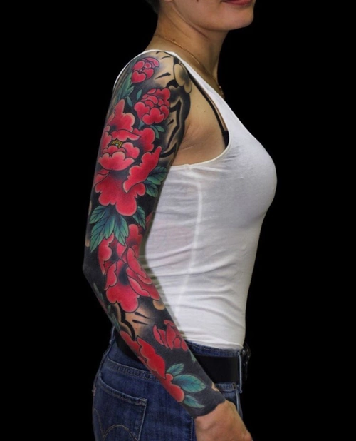 纹身图片花臂花臂纹身图腾3