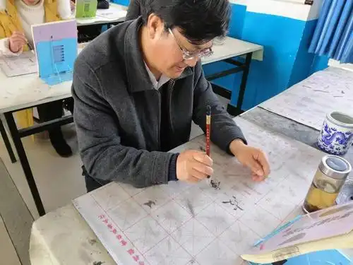 通过今天的培训,全体老师不仅对如何指导学生习帖有了明确的目标和