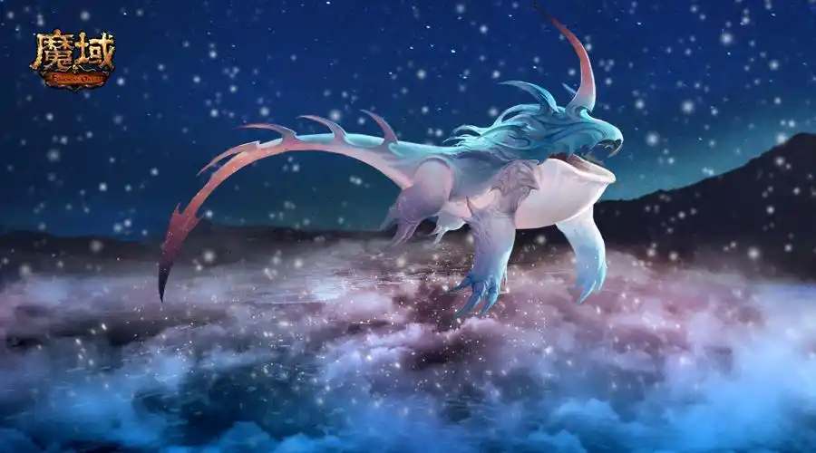 "盛夏嘉年华"许愿有机会获得其中,小蓝鲲可通过养成进化为星海灵鲲