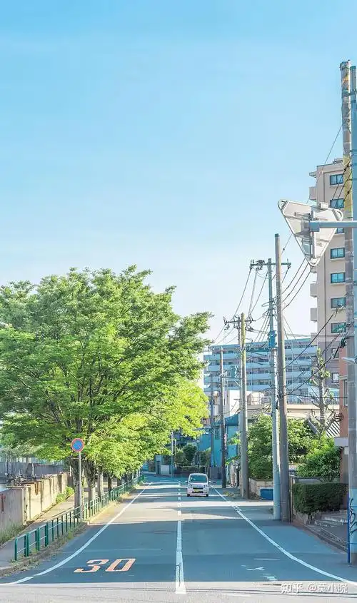 唯美的日韩街道治愈系高清图片