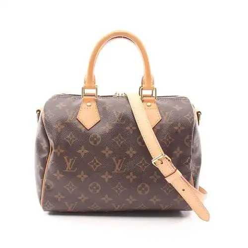 lv路易威登speedy老花手提包两用用款794722reclo中古通用款女包