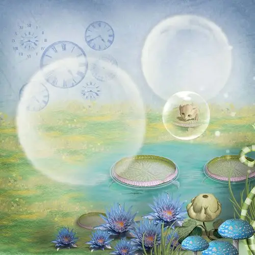 相册 相册模板 儿童相册 童话 童话故事 可爱相册 梦幻相册 插画 儿童