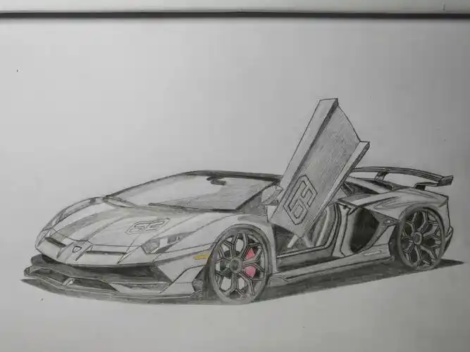 兰博基尼手绘图合集