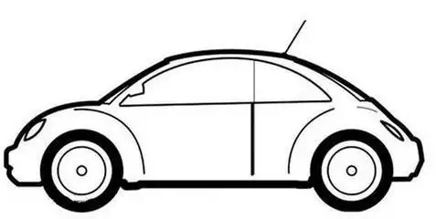 汽车简笔画儿童立体