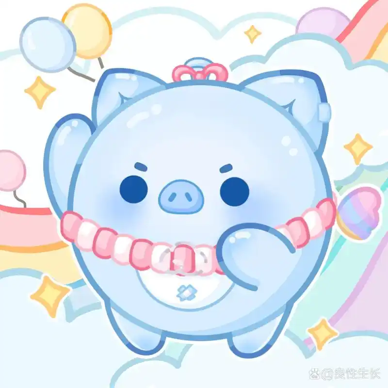 蛋仔头像|飞天小猪班尼(三色都有) 气球居居真的很可爱7815