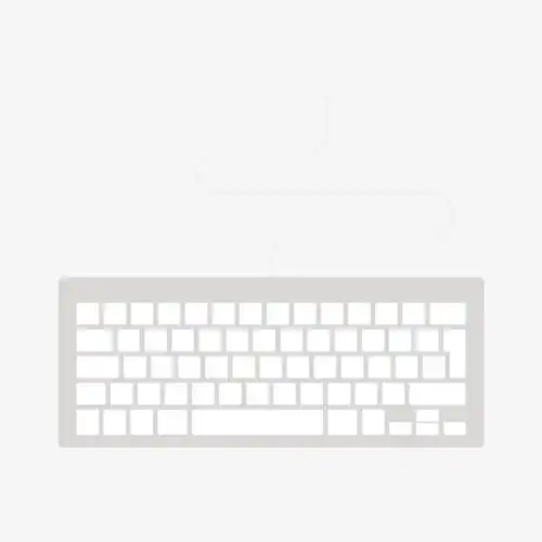 白色键盘