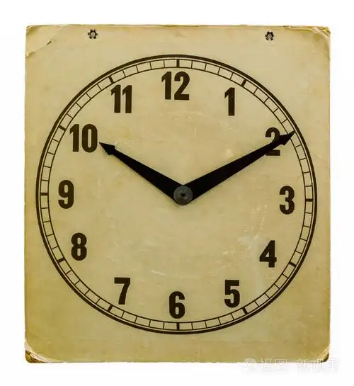 时间在老墙上时钟1010