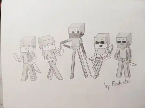 我的世界mc玩家深藏不露画功简直惊艳全场你最喜欢哪一张