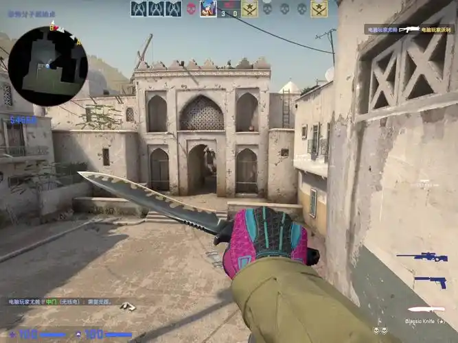 【csgo】20周年,cs1.6的海豹短刀实战切刀效果演示