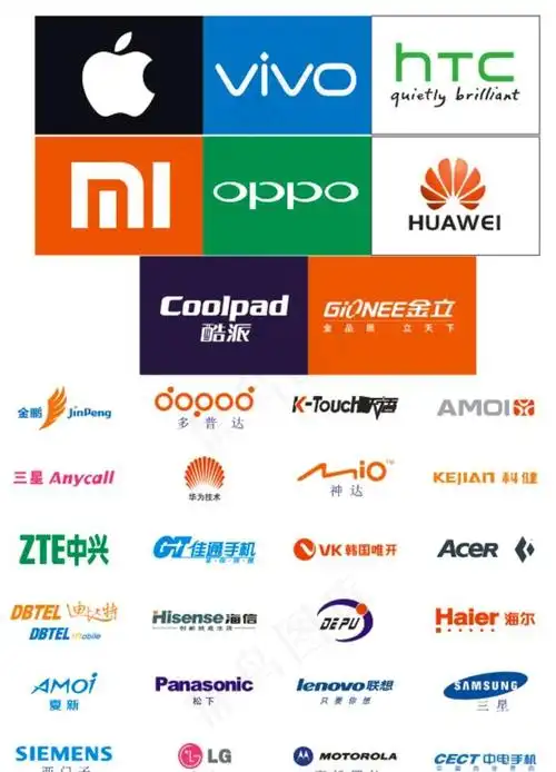 手机标志大全图片cdr矢量模版下载