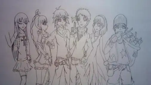 史莱克七怪简笔画