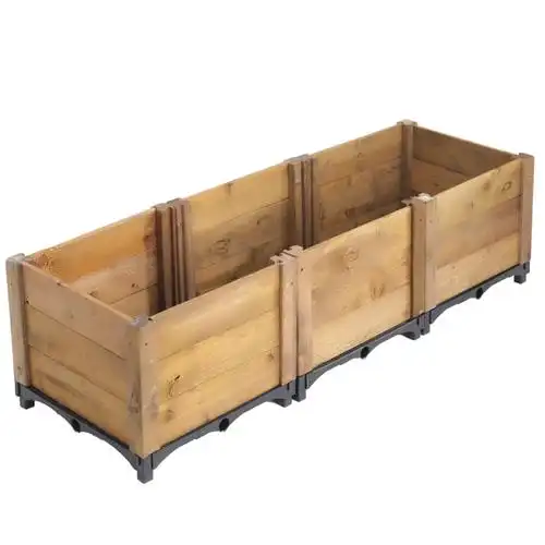 种植种菜防腐木木木质阳台楼顶菜盆组合式diy花盆