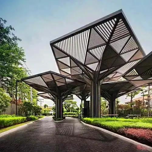 不锈钢创意景观廊架户外景观艺术雕塑摆件