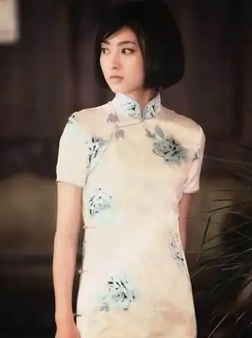 旗袍好漂亮穿在身上优雅大方(最显风情是旗袍)(55)