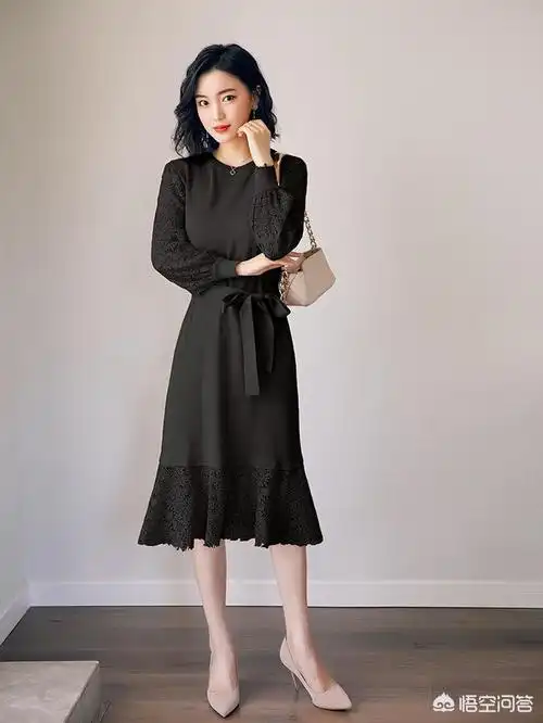 黑色裙子搭配什么鞋子黑裙子配什么样的鞋子好看呢