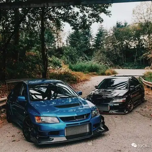 jdm杀气十足的evo9改装美图分享