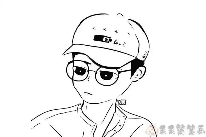 三年级简笔画简单男