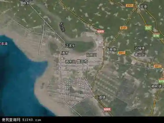 营口市卫星地图 - 营口市高清卫星地图 - 营口市高清航拍地图 - 2021