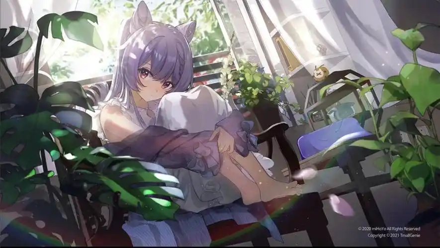 wallpaper原神刻晴绷带拉丝高清性感壁纸4k图(第一期)